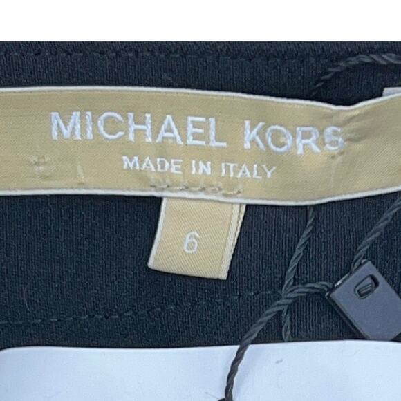 Michael Kors Collection Women Size 6 Pencil Skirt Side Zip Wool Black Italy Made - Picture 9 of 13